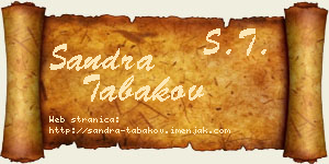 Sandra Tabakov vizit kartica